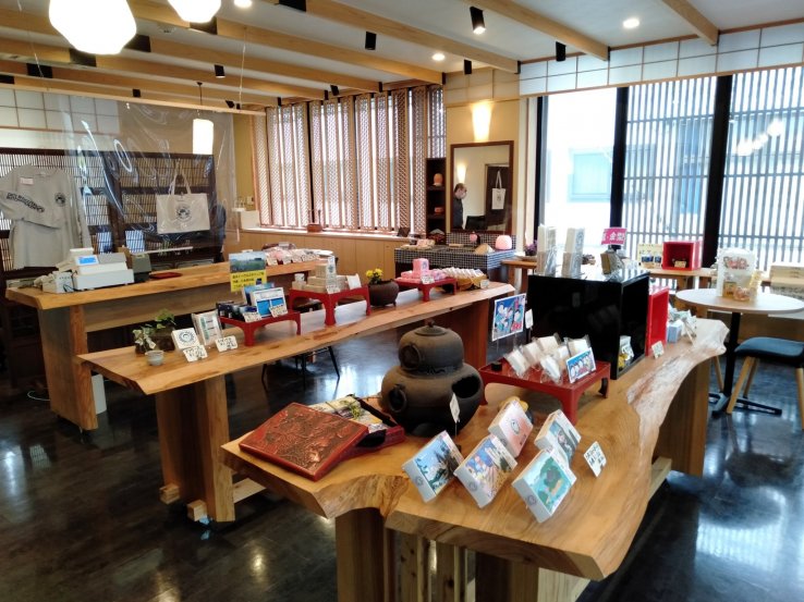 Inside the store