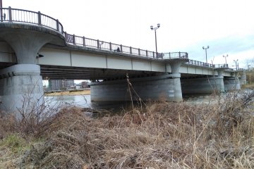 Hirose Bridge from below