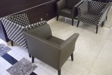 Stylish design in the lobby