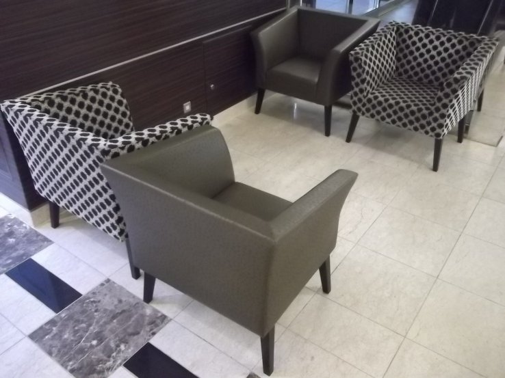 Stylish design in the lobby