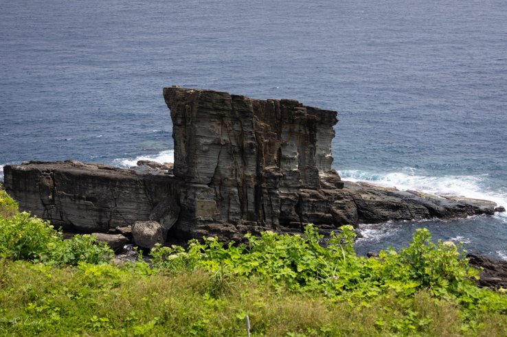 Known as Battleship Rock, this monument gets its name from its striking resemblance to a warship.