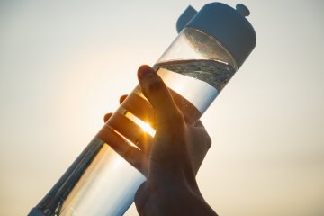 Pack a reusable water bottle