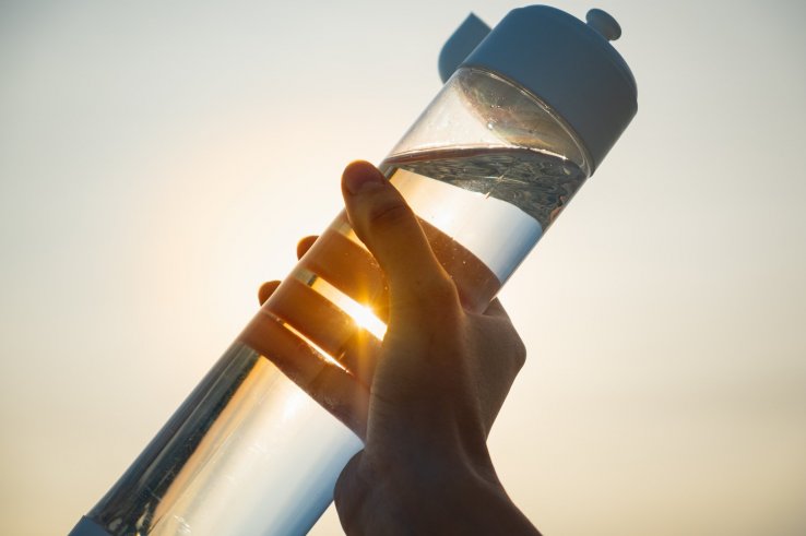 Pack a reusable water bottle
