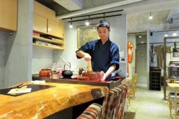 Watch the tea master at work