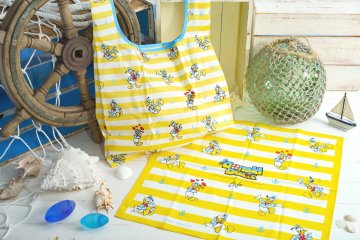 The eco tote bags are just one of the merch options available