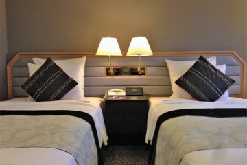 The decor is elegant and understated