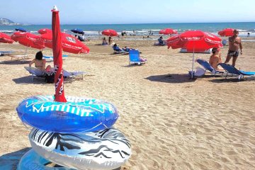 Beach gear for rent