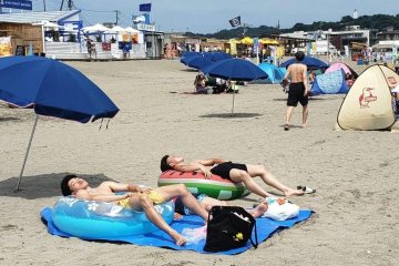 Sunbathing