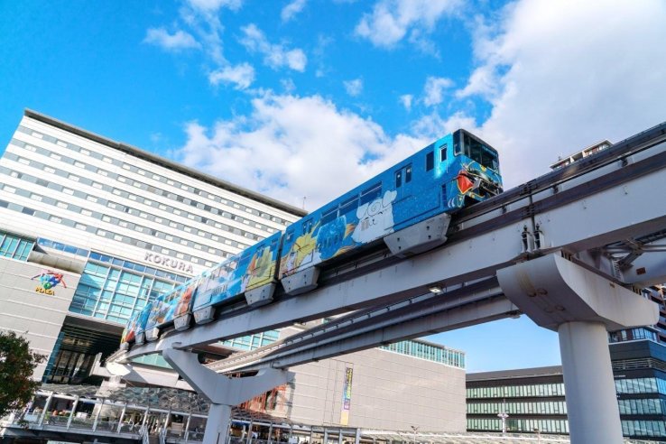 Kokura Station and the city monorail