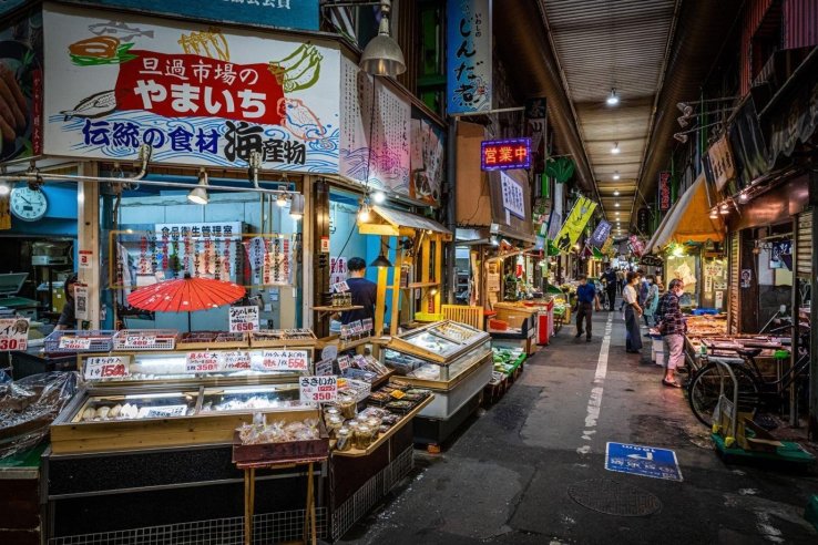 See what’s going to be the city’s next meal at the lively Tanga Market