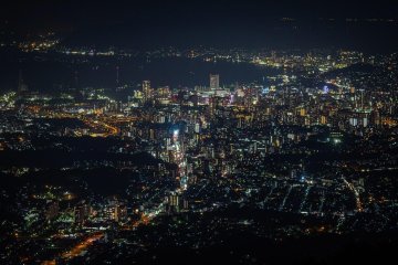 Kokura viewed from Mt. Sarakura