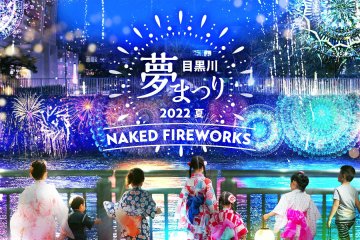 Naked Fireworks at Meguro River 2022
