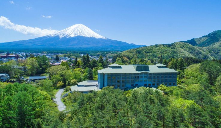 Enjoy views of Mount Fuji from your hotel room