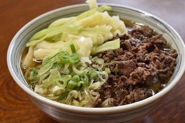 Takekawa Udon's homemade noodles