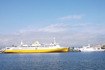 Ferries dock at the port just a few minutes' walk from ASPAM