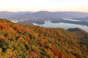 Sunset views at Rainbow Line Summit Park
