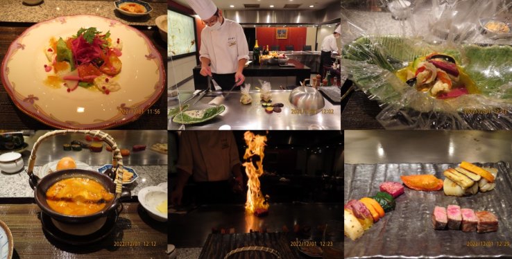 Teppanyaki Hoen JAL Hotel Nikko Princes birthday lunch