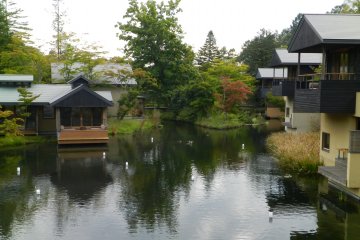The view across the river.