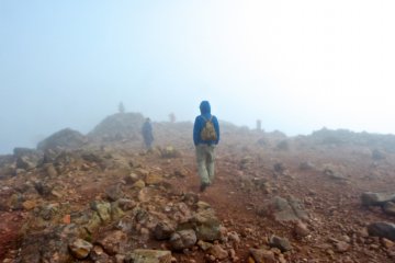 We couldn’t see more than 5 meters away