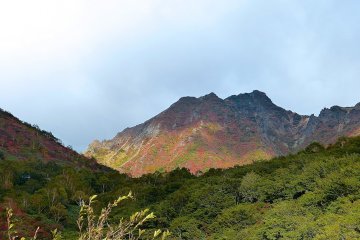 Autumn colors of Mt. Chausu-dake
