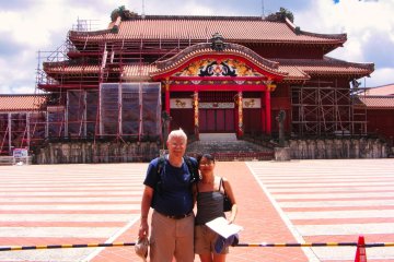 Restoration of Shurijo Castle June 2009