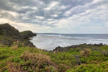 Coral coast line Cape Maeda