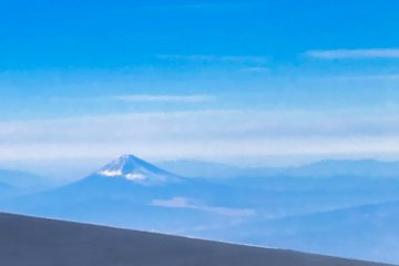 Mt Fuji off in the distance 
