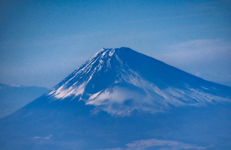 Mt Fuji from Flight back to Haneda