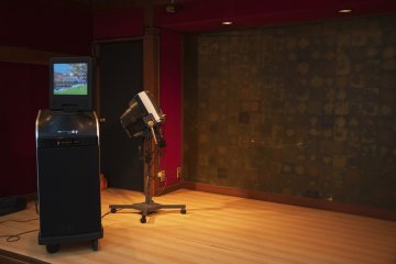 Oh! What a surprise! They have a big karaoke room too