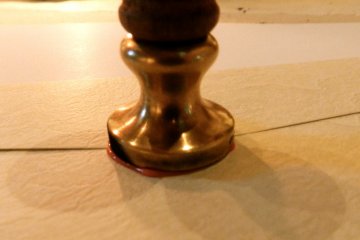 ...and seal it the old fashioned way.