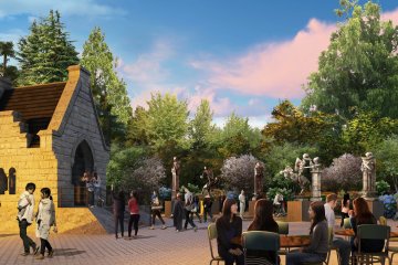 Outdoor portion of the Studio Tour