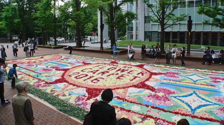 A look at the 2016 Sapporo Flower Carpet event