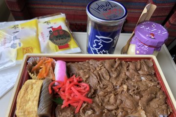 My lunch in the train
