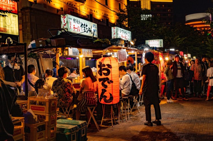 Nightlife in Nakasu