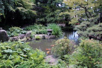 A peaceful scene at Rakusui-en