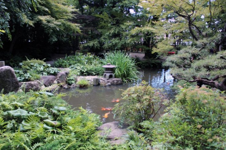 A peaceful scene at Rakusui-en