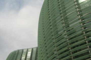 <p>Graceful contours at the National Art Center in Roppongi</p>