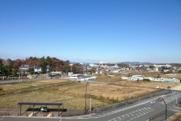Nagakute Battlefield seen from the Linimo Station.