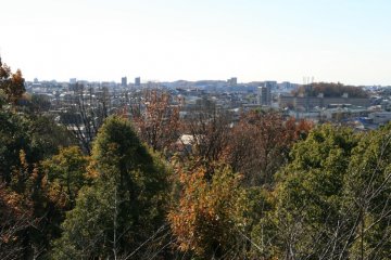 View over the battlefield from Iroganeyama.