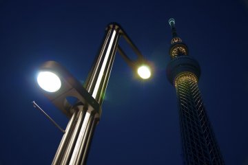 Tokyo Skytree view from Sumida Aquarium