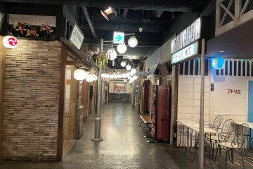 Streets with a Japanese Showa-era atmosphere
