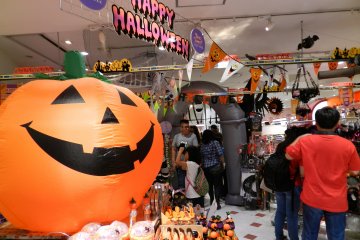 <p>Getting into the Halloween spirit</p>