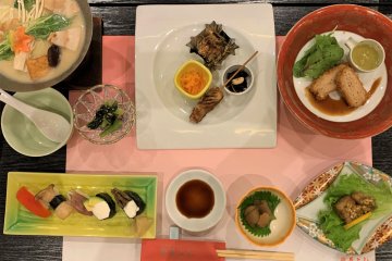 Everything here is vegan, even though it tastes better than meat