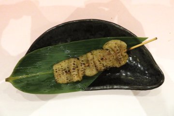 Is Konjac better than real grilled chicken skin?