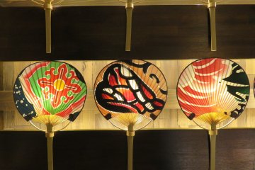 Fans inspired by the Neputa Matsuri