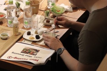 Making Miso Dressing
