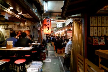 The alley is narrow, but the beer is plentiful.
