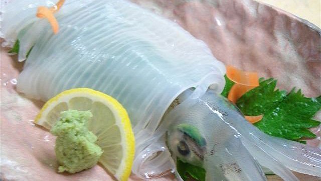 Raw Kensaki Squid