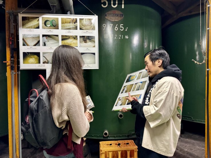 Explanation about sake-making process