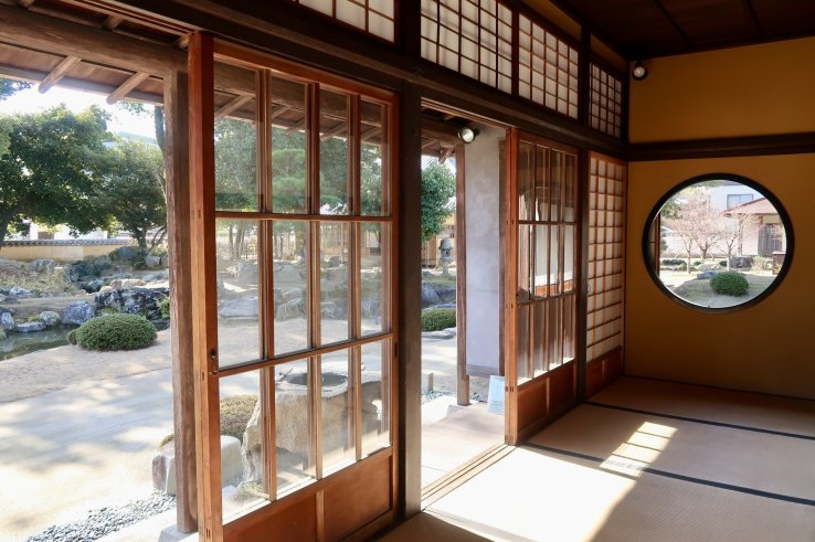 View of the garden from the first floor